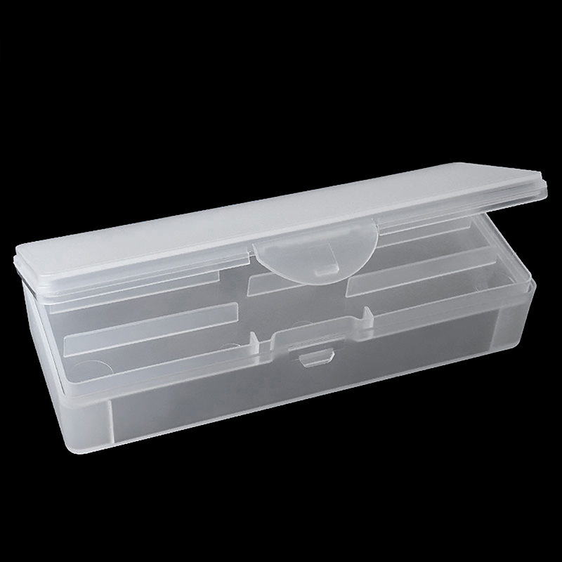 New Rectangle Double-layer Nail Art Tool Empty Storage Box Tweezers Clippers Pens Polishing Nail Buffer Files Plastic Container