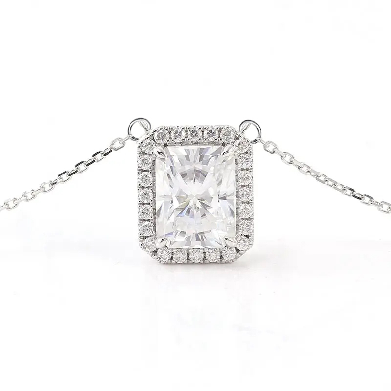 Huitan Luxury Marquise Cubic Zirconia Gold Color Necklace for Women Fashion Bridal Wedding Neck Accessories New Trendy Jewelry