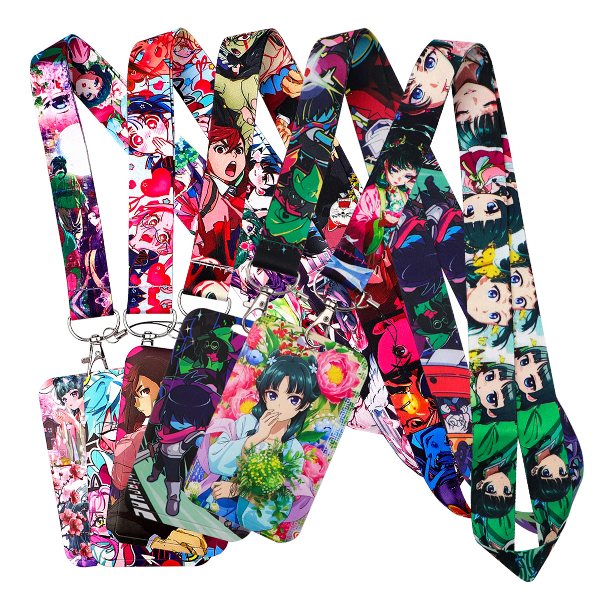 Fantasy Anime Lanyards for Keys Neck Strap ID Card Phone Straps Badge Holder Hang Rope Keychain Accessories Gifts for Friends
