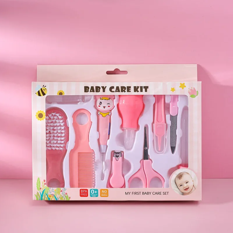Scoopsand Care Baby Care Maternal and Child Products Gift Box Set of 10 Pieces for Children's Nail ClippersBaby Ear