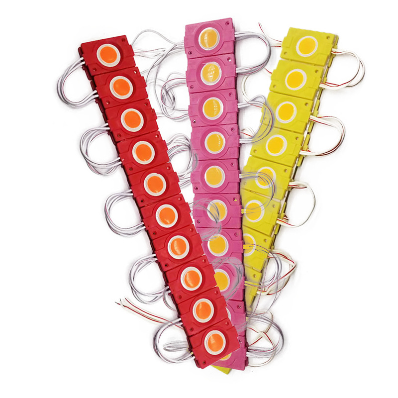 10pcs/lot New 2.4W/pcs injection COB LED Module with lens DC12V advertising light,LED Backlight For Channel Letters