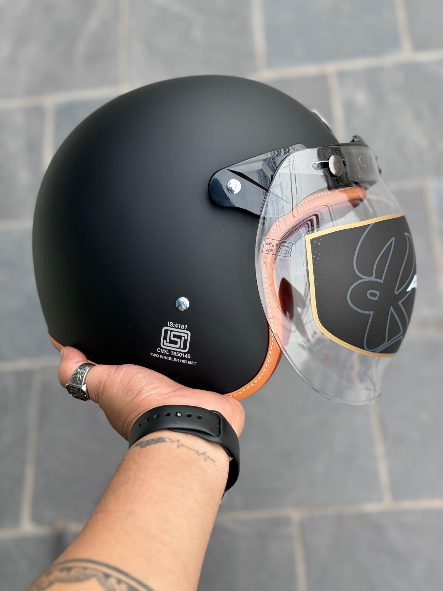 Axor Jet Helmet with bubble visor