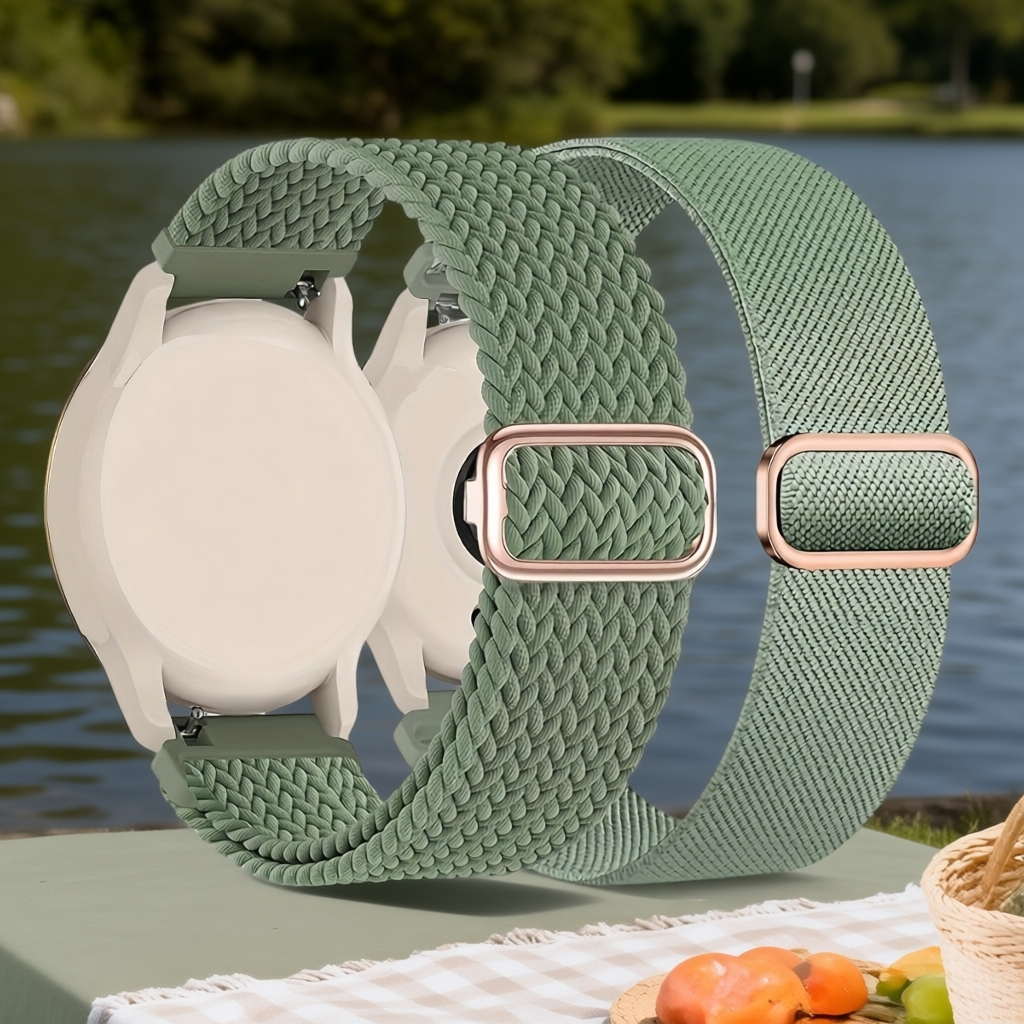 2pcs Sports Watch Bands (18mm/20mm/22mm) for Watch 7 (40mm/44mm) Watch 6/4 Classic (47mm/46mm/42mm) Unisex