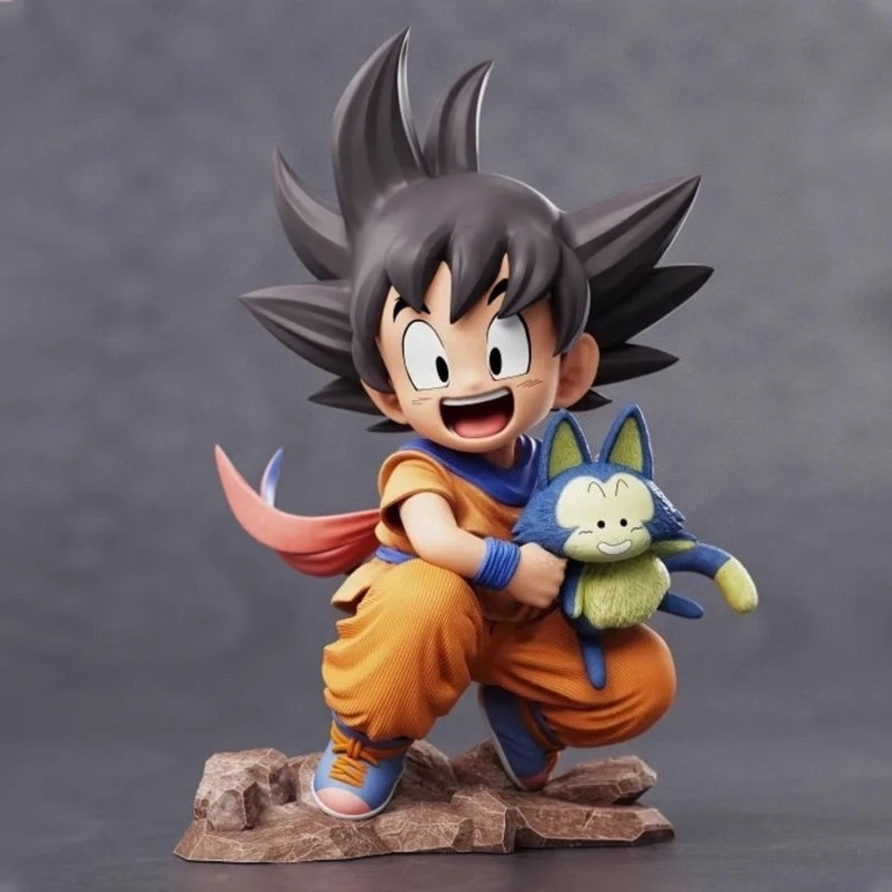 10cm Anime Dragon Ball Z Figure Goku Figure Goku Embrace Pura PVC GK Figures Yamcha Anime Collectible Model Toys