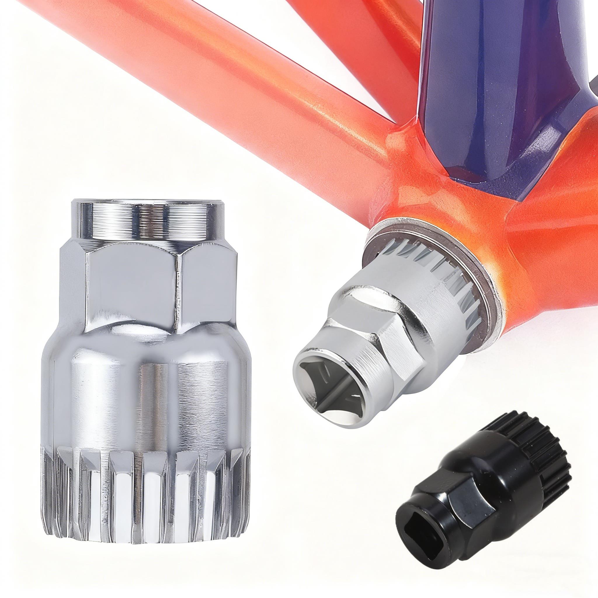 Bicycle Bottom Bracket MTB Bike Crank Extractor Remover BB Puller 20 Teeth Wrench Cycling Maintenance Repair Tools Accessories