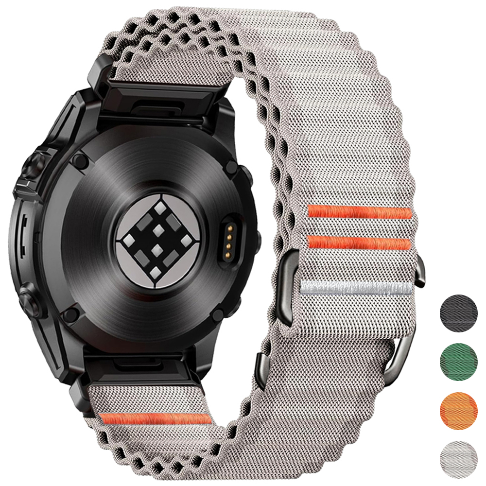 Quickfit 22/26mm Watch Band For Garmin Fenix E 8 47mm 51mm 7 7X Pro 6 6X Nylon Canvas Bracelet For Enduro 3/Epix Sport Men Strap
