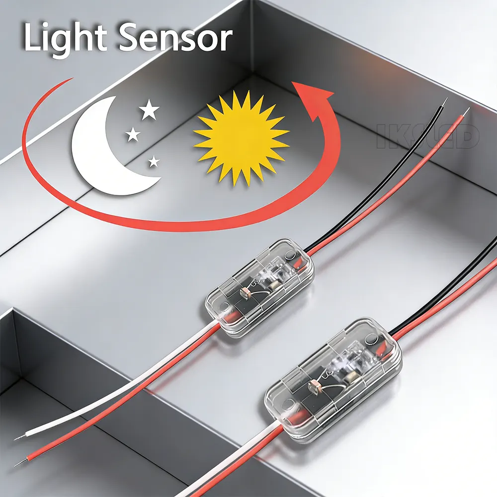 Daylight Sensor Switch 5V 12V 24V 5A Smart Light Switch for LED Strip Automatic Light Control Switch Dusk-to-Dawn Sensor lightify - image 1