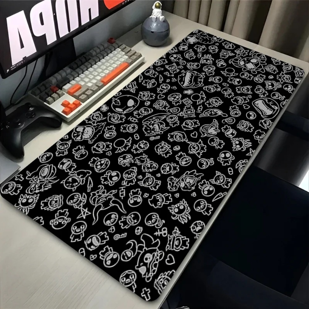 Mousepad Gamer The Binding of Isaac Gaming Keyboard Pad Computer Accessories Deskmat Mouse Mats Mat Pc Cabinet Mausepad