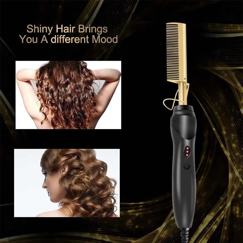 Heating Comb Electric Blow Brush Hairdressing Styling Tools for Man Beard Women Hair Hot Heating Comb Gifts