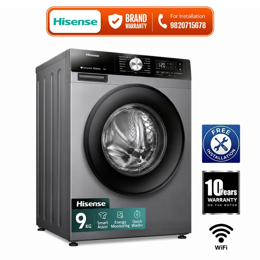 Samsung WD90T634DBN 9 Kg washer/6 kg Dryer Front Loading Fully Automatic Washing Machine.