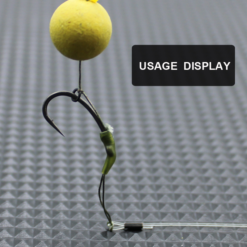 Carp Fishing Line Hair Rig Loop Rigs  ready-tied Soft hook link sections used with Booms Loop Combi Rigs