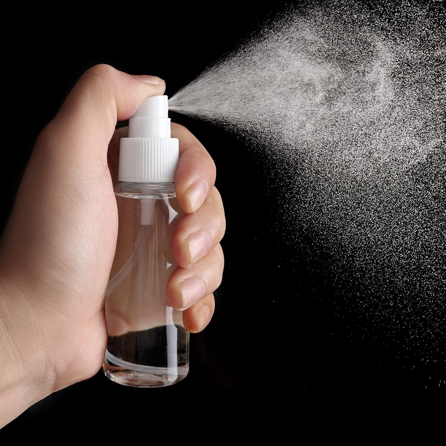 3/5/10pcs Refillable 10ml 30ml 50ml 60ml 100ml Clear PET Plastic Portable Spray Bottle Empty Perfume Container