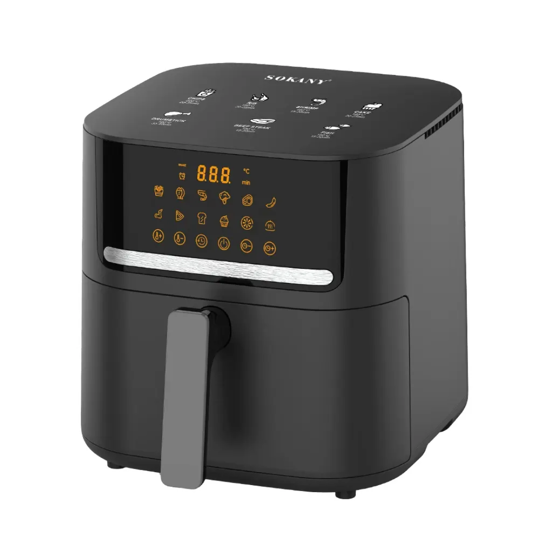 Sokany 8.5L Digital Air Fryer 1800W Large Capacity Smart Touch Healthy Oil-Free Fryer (SK-10050)