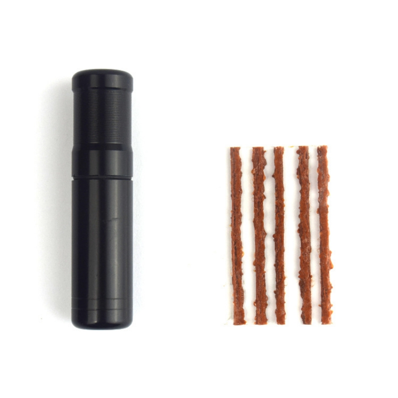 Fork Drill Vacuum Tire Repair Kit, Portable Emergency Mountain Bike Tire Repair Strip, Bicycle Repair Tool