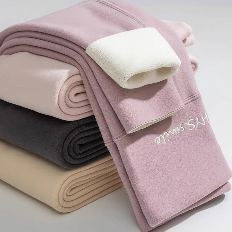 ITOOLIN Women Underwear Thermal Pants Cashmere Yoga High Waist Trousers Casual Cashmere Women Pajama Pants Autumn Winter 2024