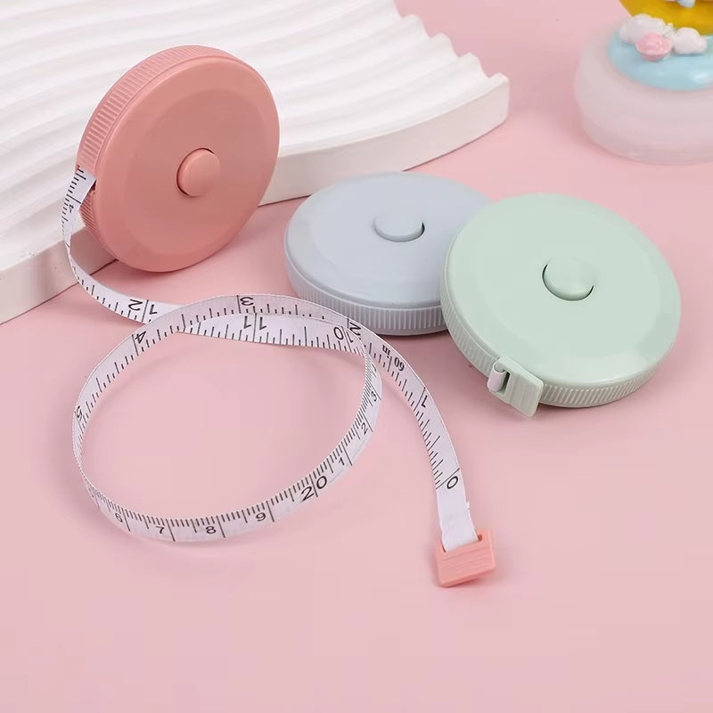 Retractable Metric Tape Soft Measuring Tape Mini Roulette Portable Tape Measure Flexible Ruler Mini Metre For Body Measurement