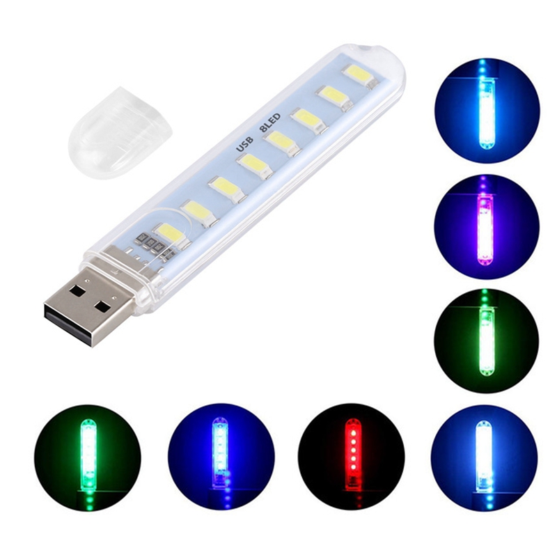 1/5/10pcs Book Light Mini Night Lighting DC5V Touch Sensor Switch Led Usb Light 0.2W LED Lamp for Power Bank Computer Laptop