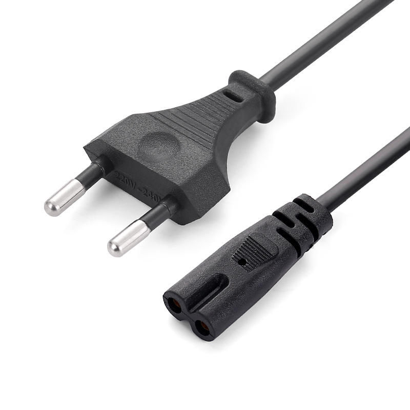 1.5M EU Power Cable 2pin IEC320 C7 Power Extension Cord For Laptop Charger Epson Printer Radio Speaker PS4 XBOX One S