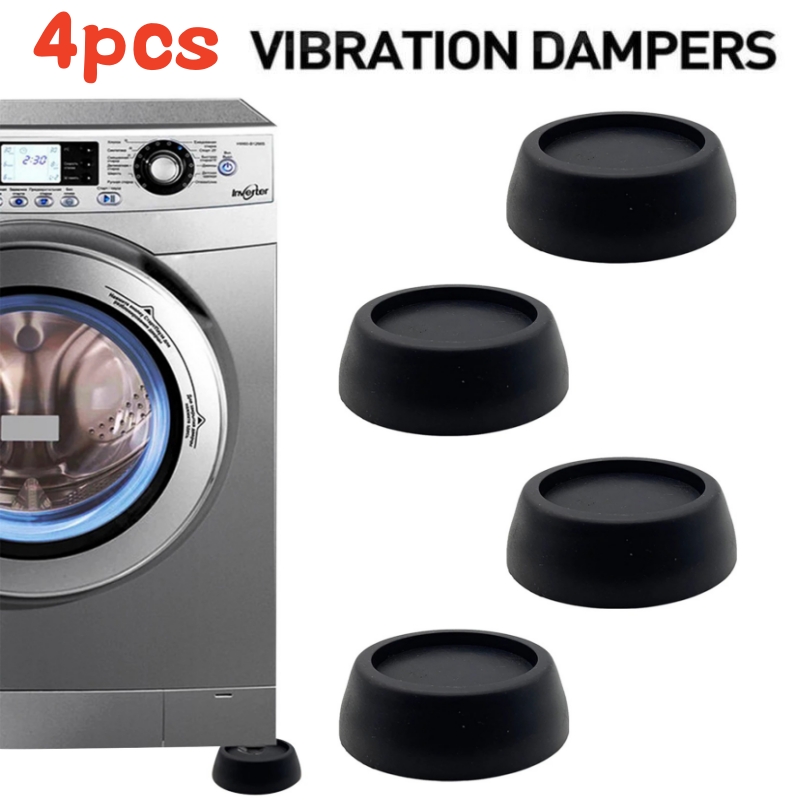 4Pcs Furniture Anti Vibration Pads Noise-reducing Feet for Washing Machine Universal Leg Base Mats