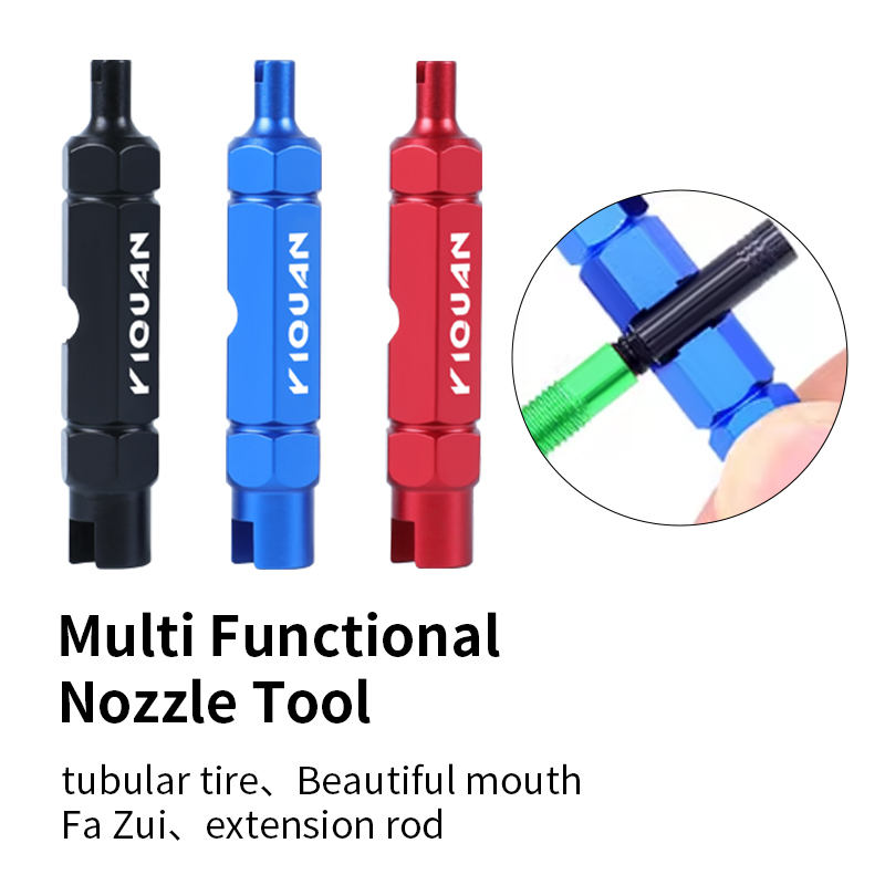 Mountain Road Bicycle Air Nozzle American French Nozzle Valve Core Tool Multifunctional Inner Tube Extension Rod Removal Wrench