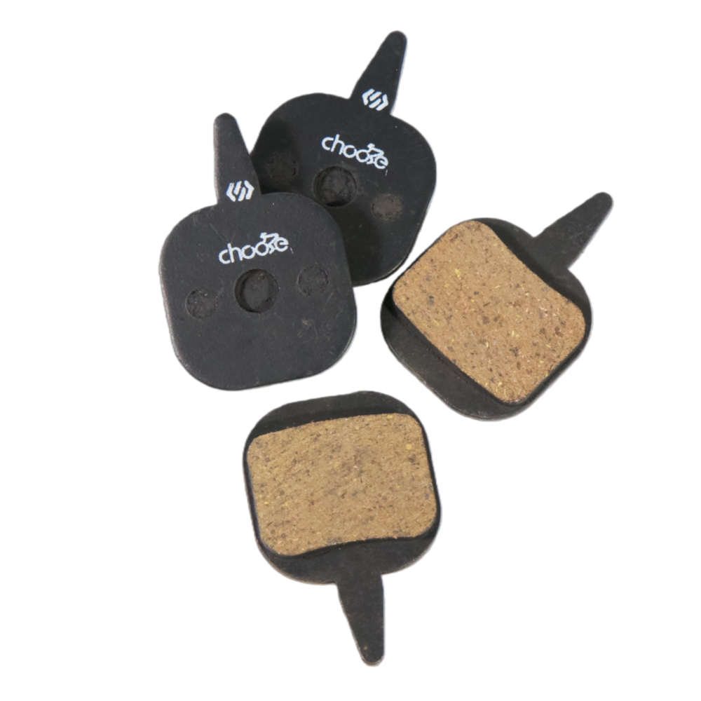 N11.11 Bicycle Disc Brake Pads, 2 Pairs for Tektro IO Caliper, Semi-Metallic Resin,Fit Merida Giant MTB Sport EX Class Bike