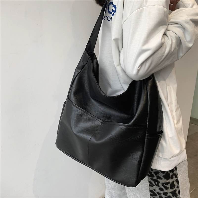 New Design Armpit Bag For Women With Large Capacity Retro Simple Tote Shoulder Bag
