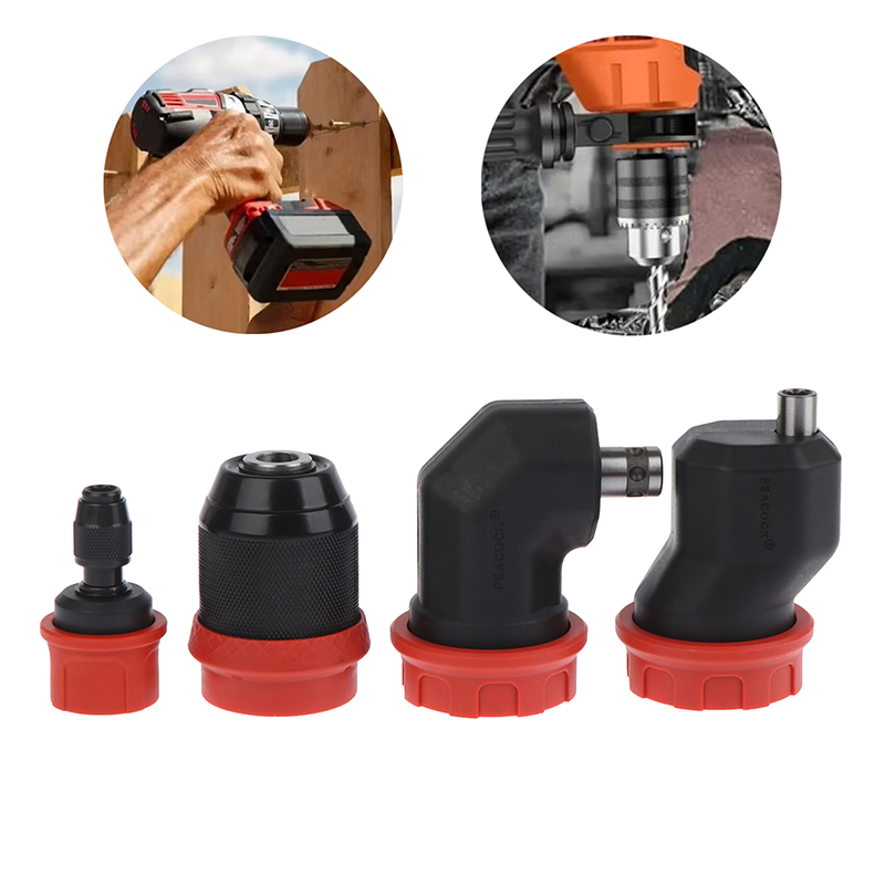 New Drill Conversion Chuck For 6.35mm Hex Bits Compatible With Corded And Cordless Electric Drills