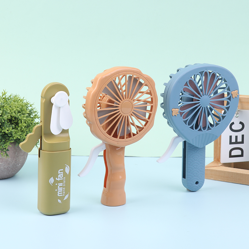 Portable Handheld Fan Hand Pressure Fan Mini Without Battery Household Cute Cooling Held Fan