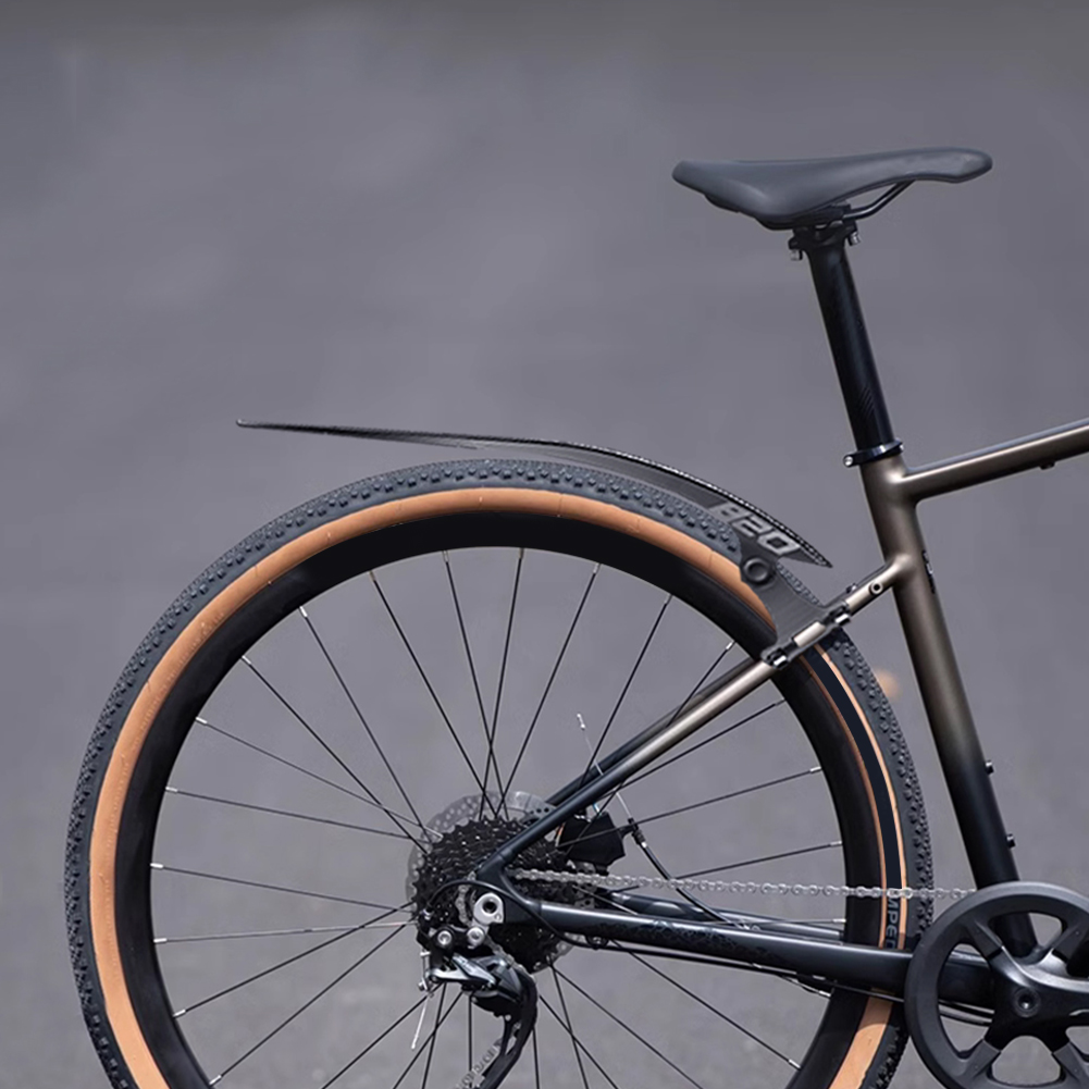 Bike Tire Wheel Mudguard Adjustable Road Bike Wheel Fenders Lightweight Front & Rear Mudguard for Front Rear Wheels Below 50mm