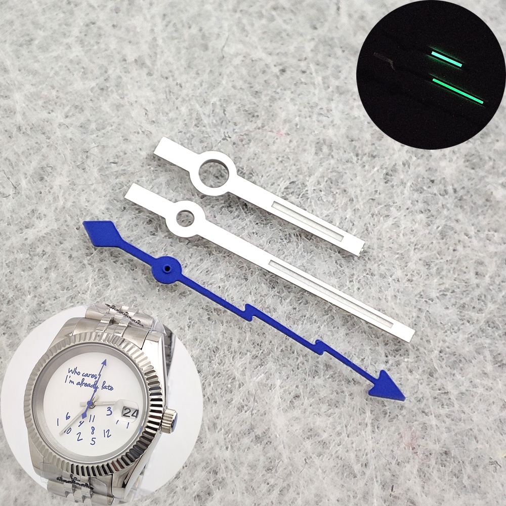 NH35 Hands Blue Lightning Watch Hands NH36 Hands High Quality C3 Green Luminous Hands Suitable For NH35/NH36 Movement