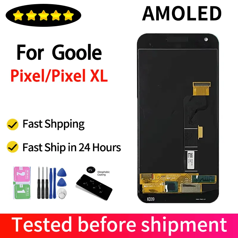 AMOLED 5.0 For Pixel 1 LCD Display Touch Screen Digitizer Assembly 5.5 For Pixel XL Display Replacement