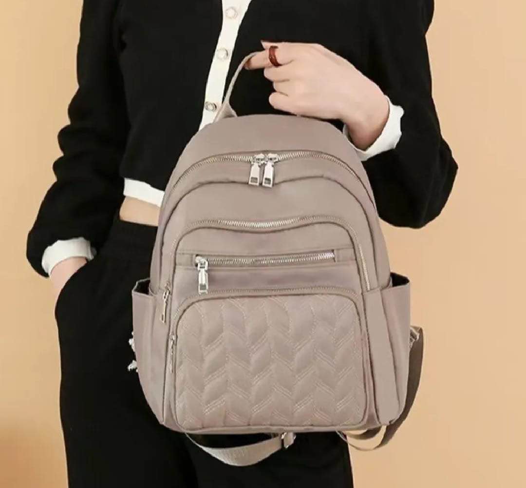 Cute waterproof oxford cloth backpacks durable large capacity nylon travel backpacks fashionable design square middle age mom rucksack daily commute