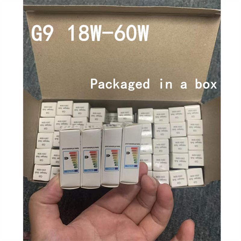 5/10/20/50PCS G9 230V 18W 25W 33W 40W 60W LED Lamp Bulbs Inserted Beads Crystal Lamp Halogen Bulb Eco Halogen Light Bulbs