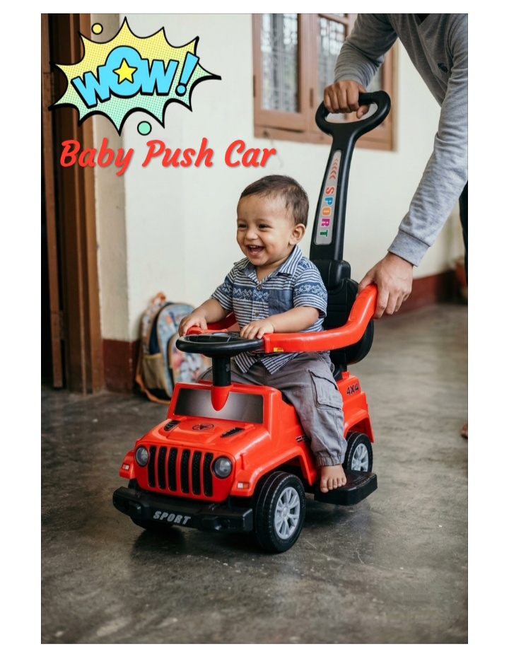 Push Car Ride On with Music and Light for Babys