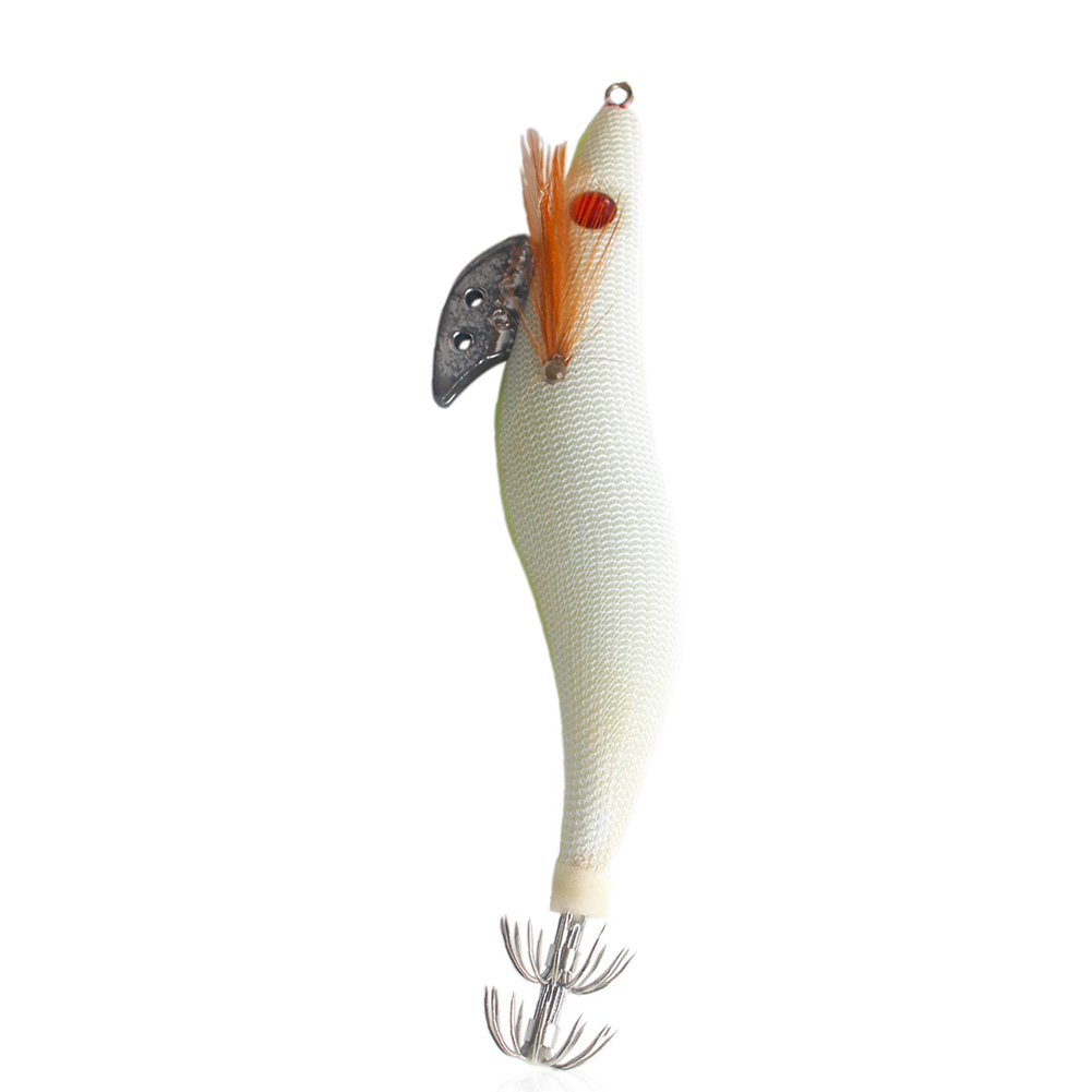 Luminous Floating Fishing Lure Double Hook Fishing Shrimp Lures Artificial Fishing Lures Lifelike Shrimp Squid Bait for Fishing Bles Online DZ-38C-17