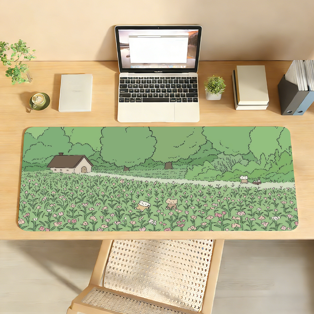 Mouse Pad Non-slip Locking Edge DeskMat PC Laptop Accessories Office Keyboard Large Game XXL Carpet
