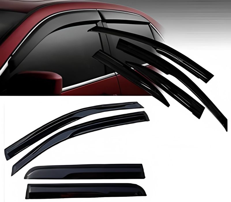 Hyundai Santro 2018 : Car Rain Shield Door Visor ( 4 pcs )