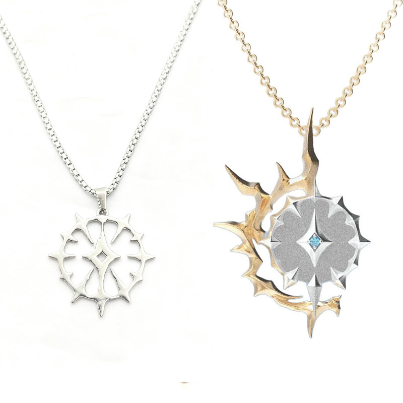 Game Honkai: Star Rail Khaslana Phainon Cosplay Necklace Metal Choker Golden Clavicle Chain Hip Hop Unisex Party Props