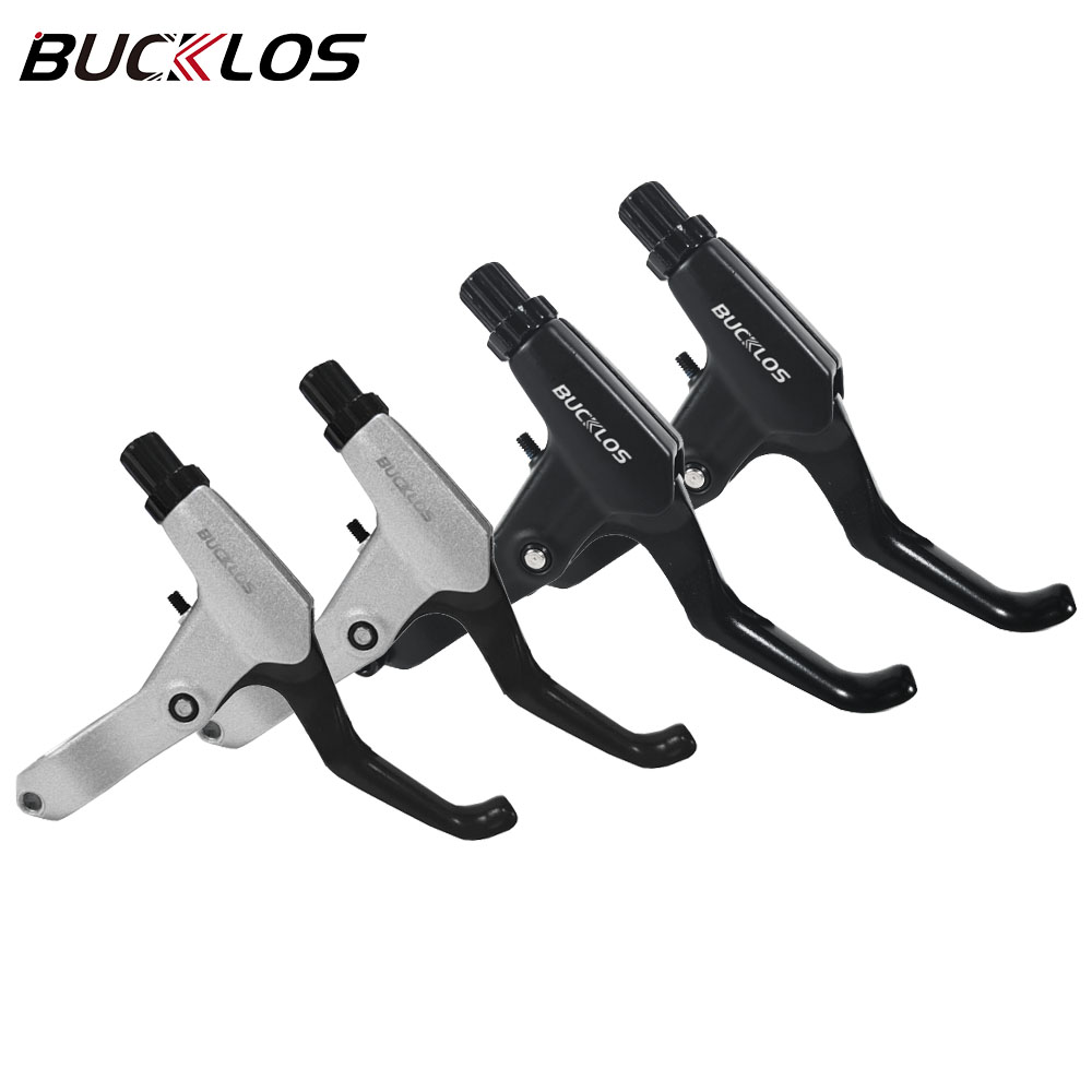 BUCKLOS MTB Bike Brake Lever Bicycle Disc Brake Handles Aluminium Alloy Mountain Road Bike Brake Levers Brake Cycling Part
