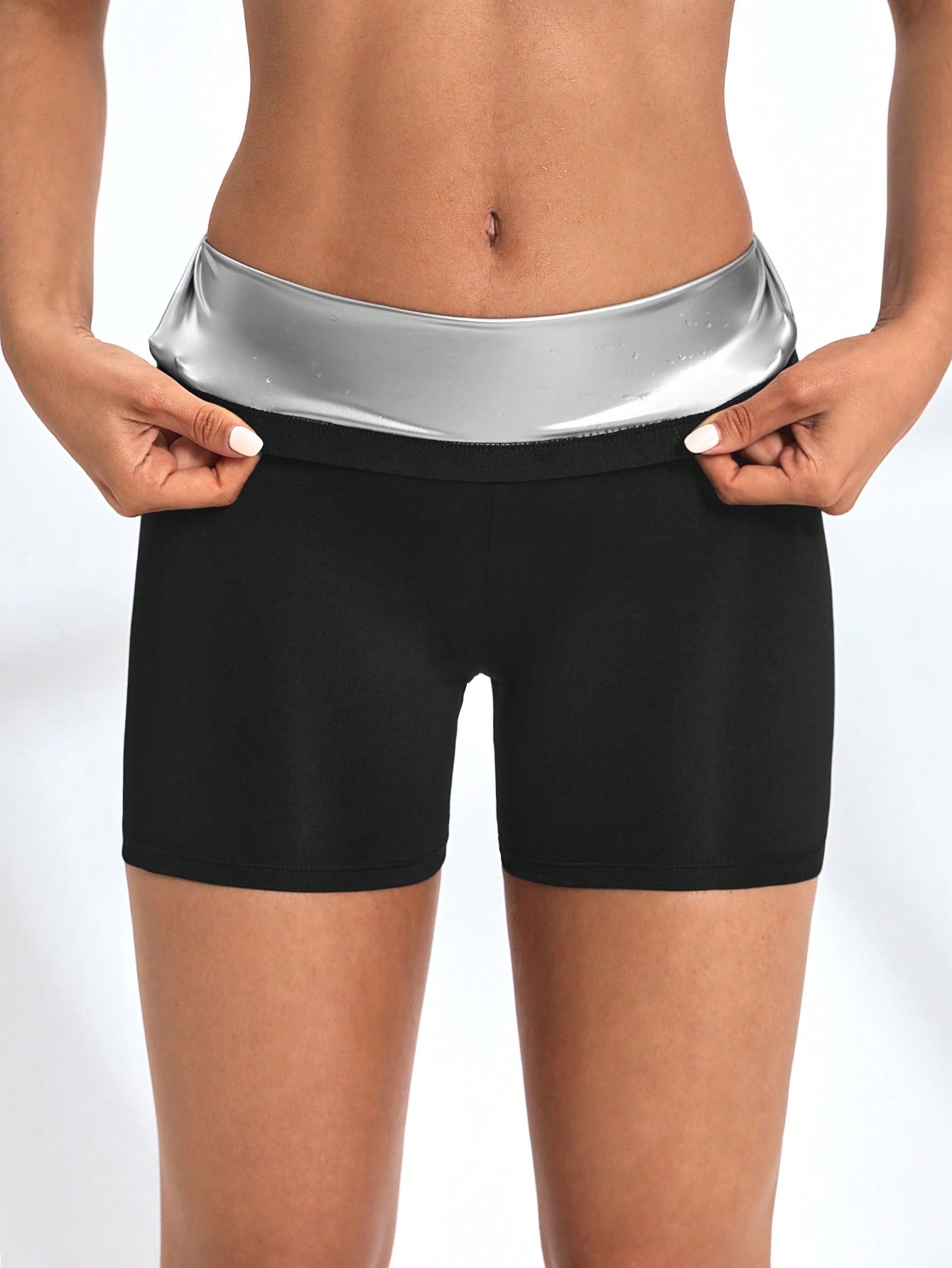High Waist Women's Sports Shorts Athletic Gym Workout Fitness Yoga Leggings Briefs Solid Breathable Short Pants Female