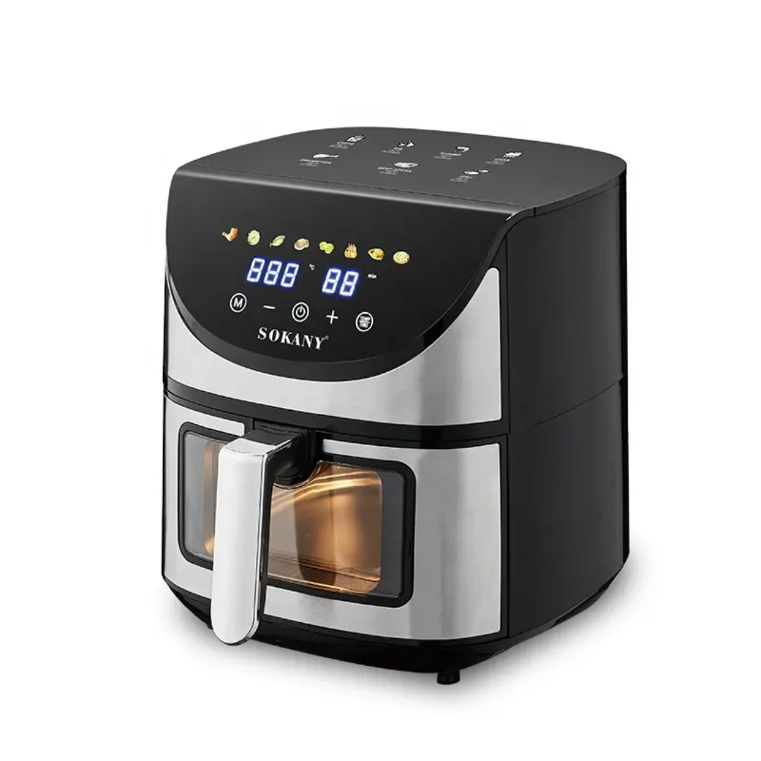 Sokany 7.0L Digital Air Fryer - 1700W Healthy Oil-Free Air Fryer With Touchscreen And Presets (SK-10031)
