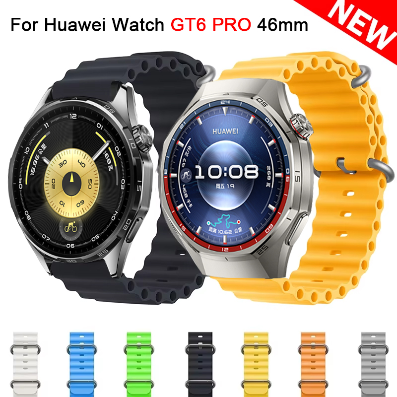 18mm 20mm 22mm Silicone Strap for Watch 5 GT6-5-4 Pro 46mm 41mm Sports Bracelet Wristband for Venu 4/3/3S/active 6