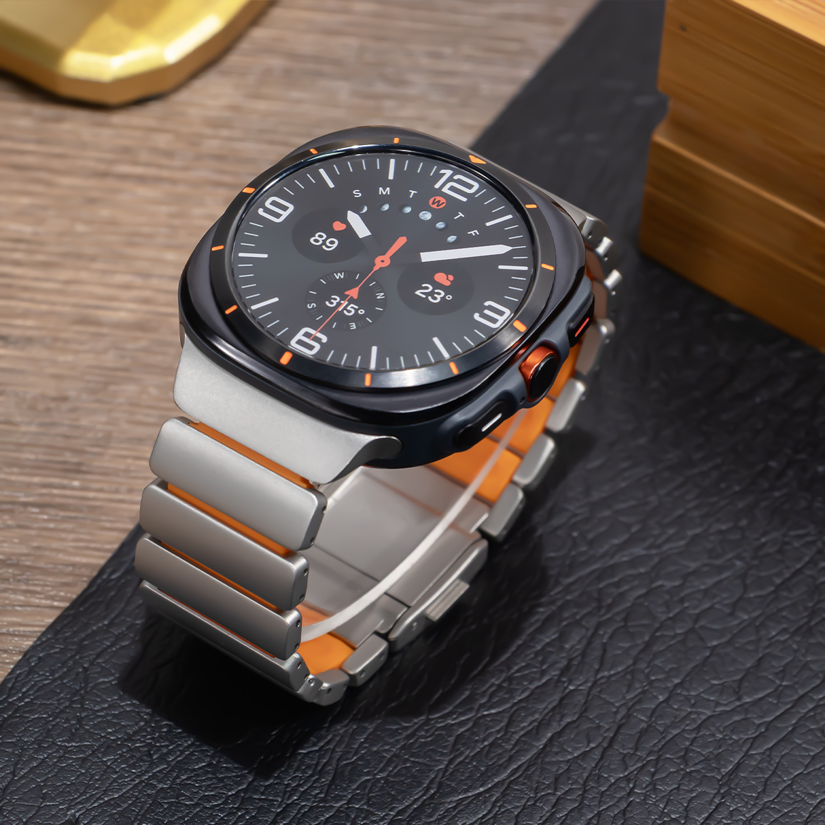 2026 Titanium+Silicone Band for Watch Ultra 2025 Magnetic Luxury Metal Bracelet for ULTRA 47mm 2025 Strap
