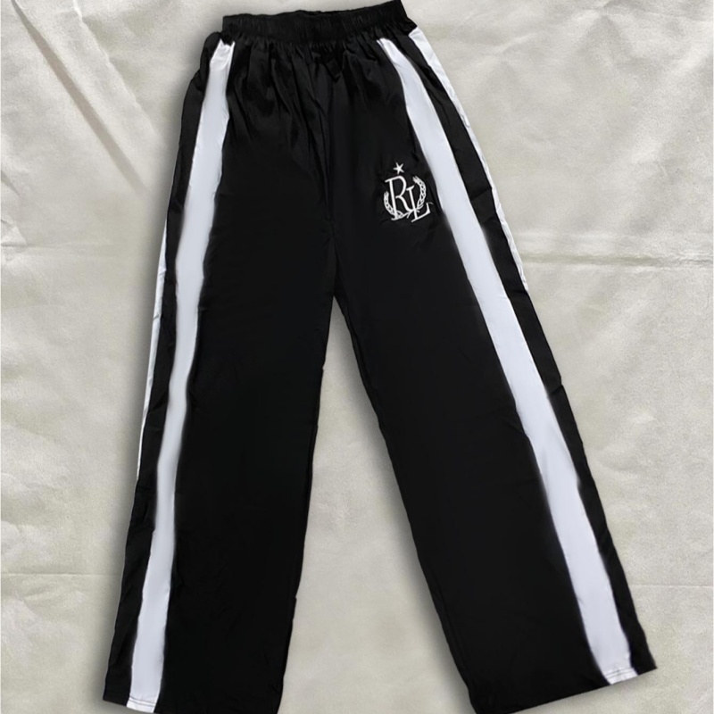 Unisex Versatile Casual Pants Loose Straight Leg Daily Commute Street Retro Basic Trendy All Match Trousers
