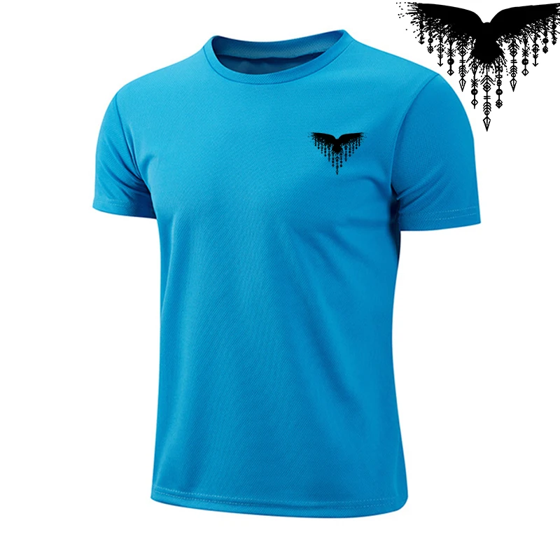 2026 Fashion Men's Casual T-shirt Quickdry Cool Tees High Quality Male Summer Sport Jogging Short Sleeved Top