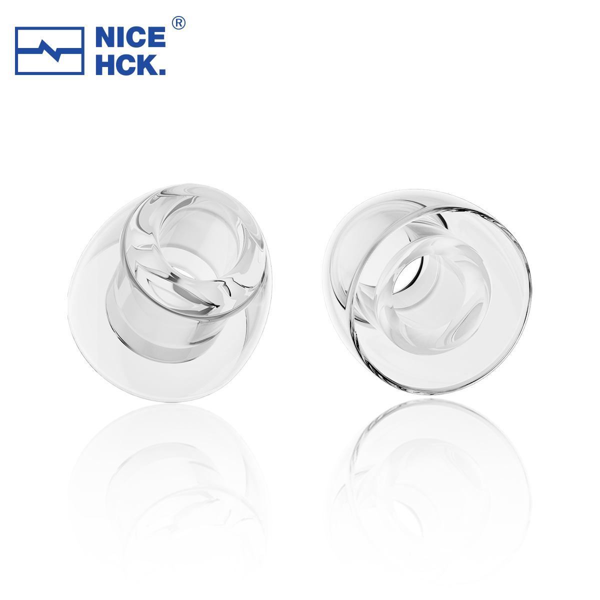 NICEHCK C03 Clear Liquid Silicone Eartips Noise Lsolating Soft Earphone IEMS Accessories for NX8 Himalaya Davinci EW200 Que DB2