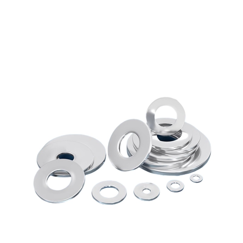 304 Din125 Stainless Steel Flat Washer M3 M4 M5 M6 M8 Stainless Steel Baffle Washer Screw Flat Washer Bolt Metal Washer