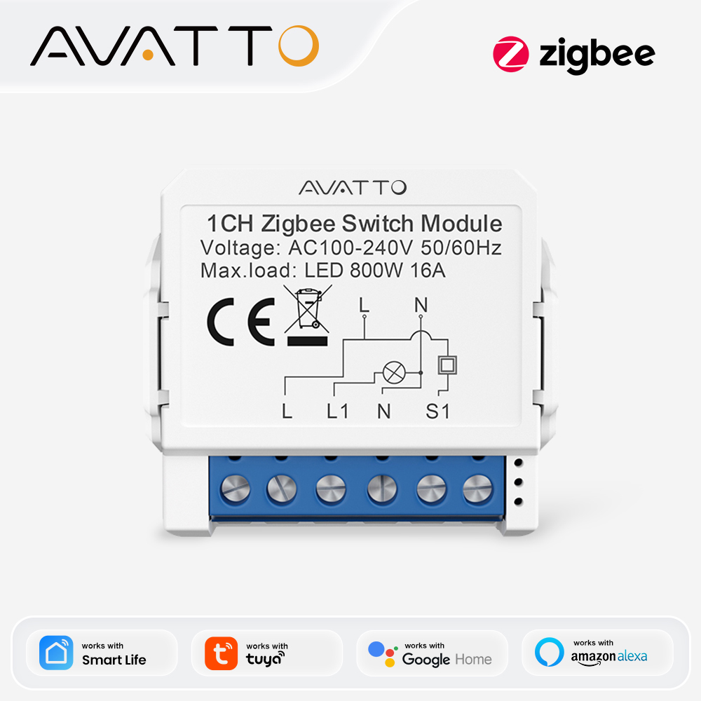 for Tuya Wifi / ZigBee Smart Dimmer Switch Module 2 Way Dimmable Light Switch APP Remote Control Work With Alexa Home