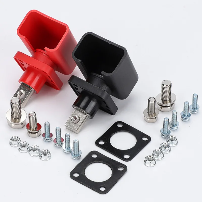 2Pcs 300A 200A 120A Lithium Battery Terminal Block High Current Energy Inverter Plug Mounted Type Storage Connector