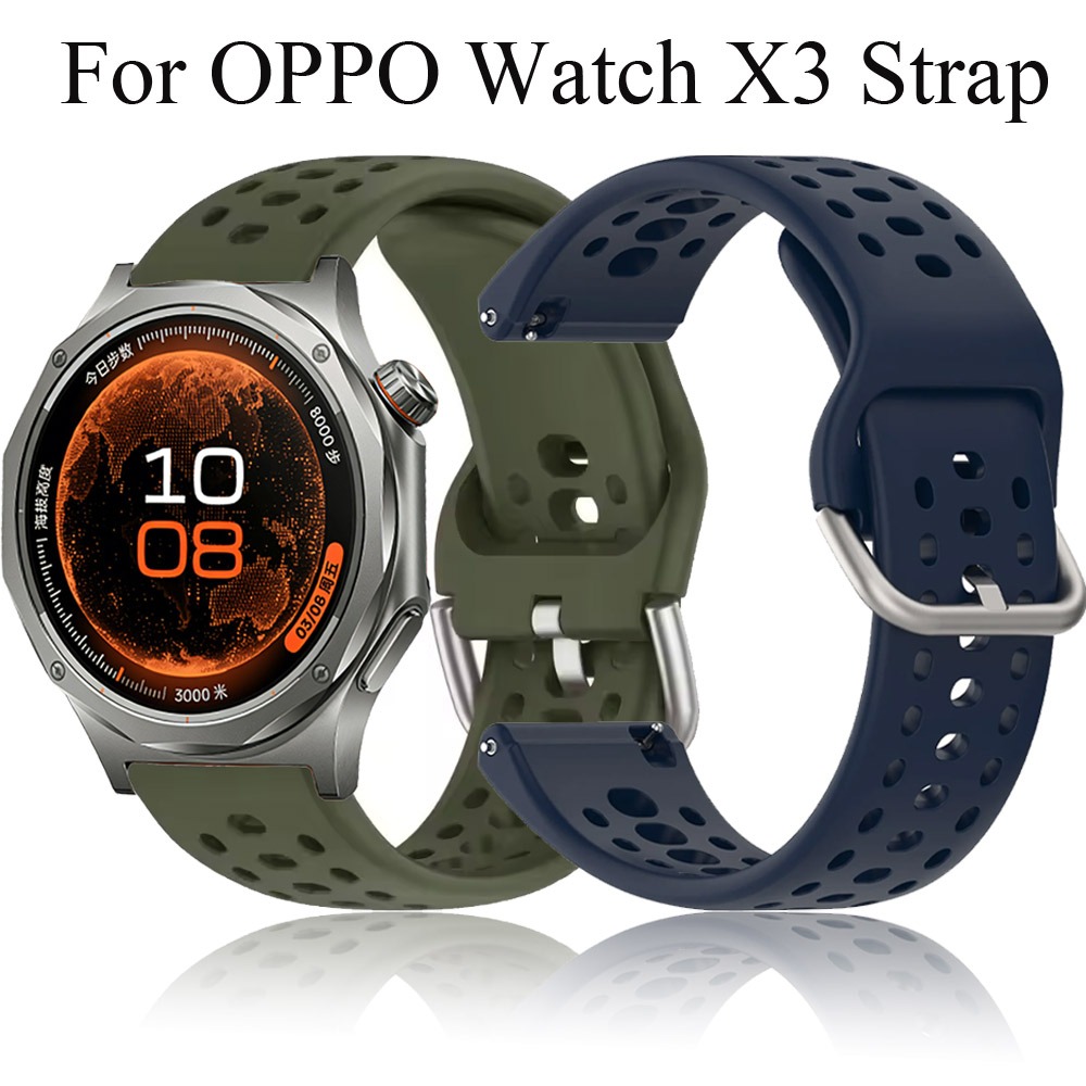 22mm Silicone Strap for Watch X3 Official Smartwatch Comfortable Band for Watch 5 GT6 46mm Active Max/Bip 6